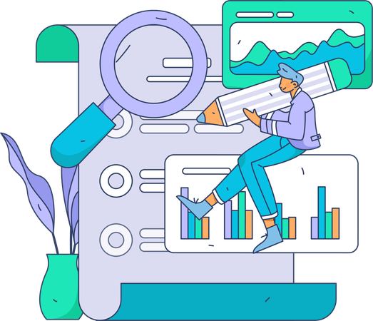 Customer Insights Survey  Illustration