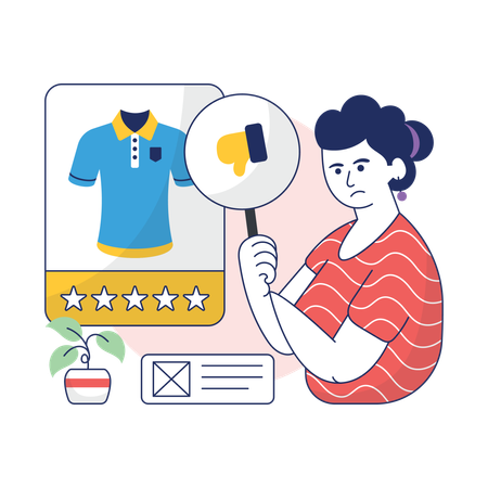 Customer is giving Bad Product Review  Illustration