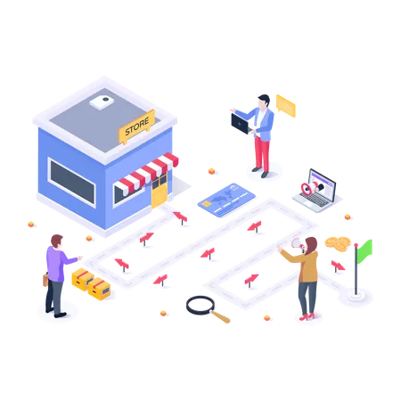 Customer Journey  Illustration