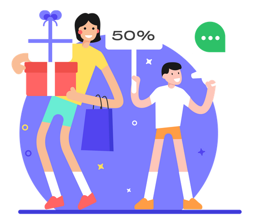 Customer Loyalty  Illustration