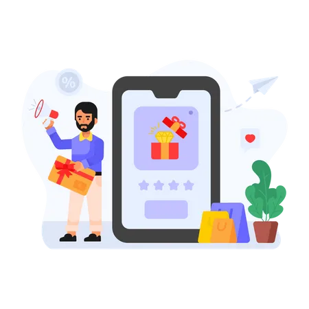 Customer Loyalty Program  Illustration