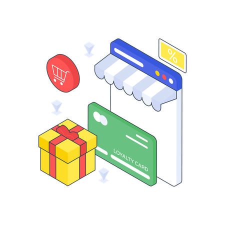 Customer Loyalty Program  Illustration