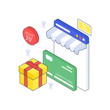 Customer Loyalty Program  Illustration