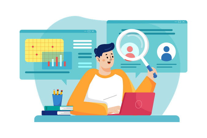 Customer oriented marketing  Illustration