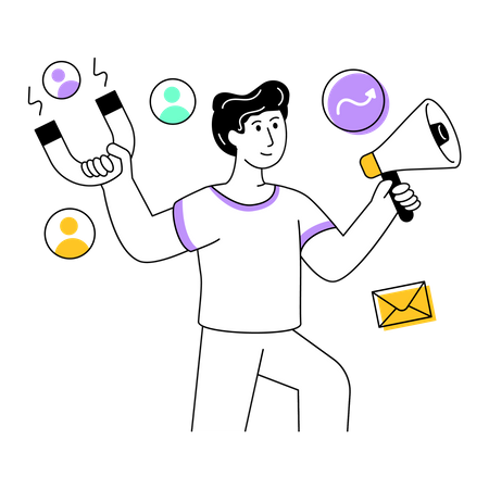 Customer oriented marketing  Illustration