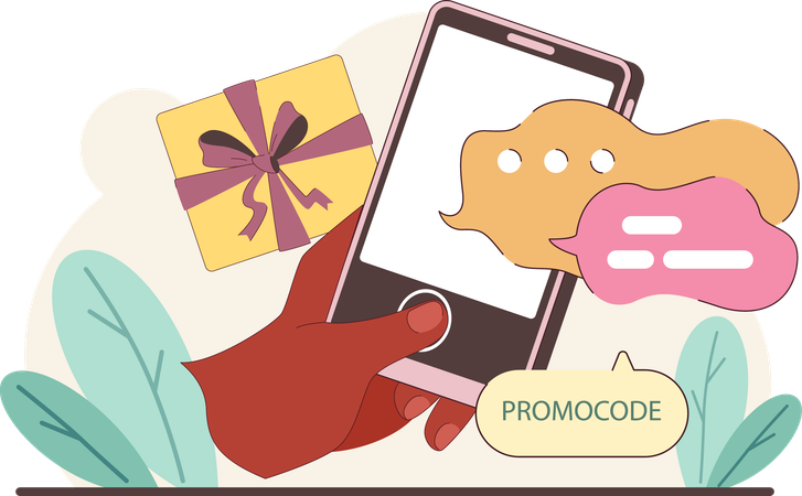 Customer promocode  Illustration