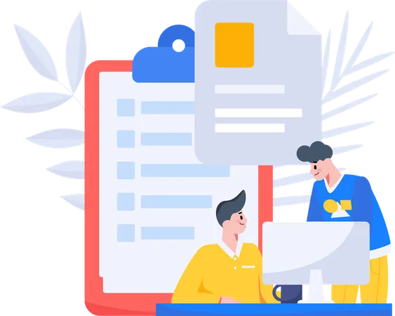 Customer Questionnaire  Illustration