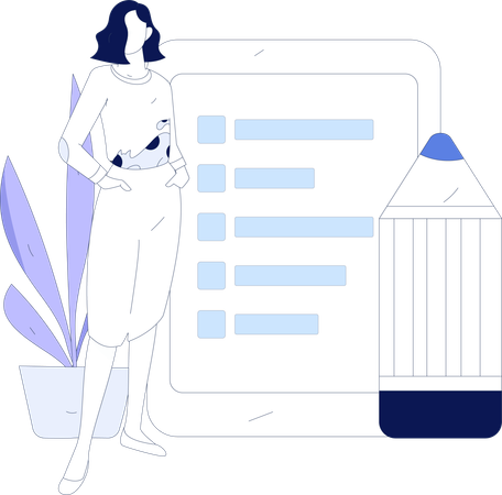 Customer Questionnaire  Illustration