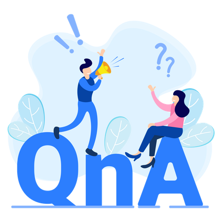 Customer Questions And Answers  Illustration