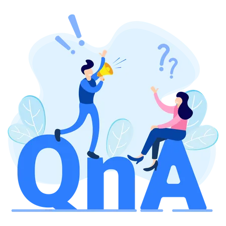 Customer Questions And Answers  Illustration