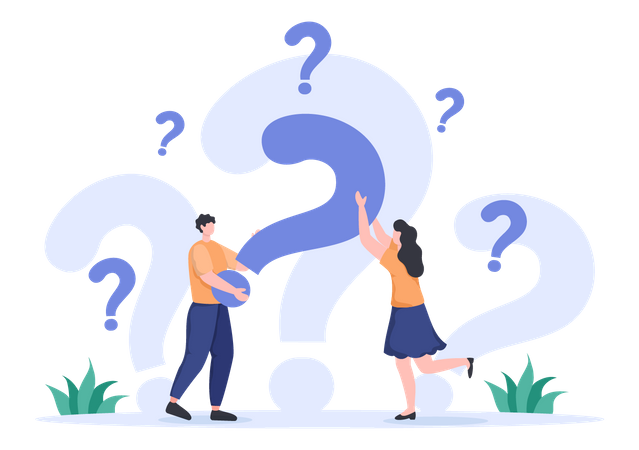 Customer Questions and answers  Illustration