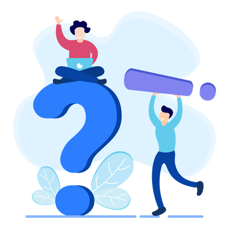Customer Questions  Illustration