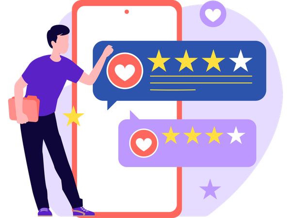 Customer Rating  Illustration