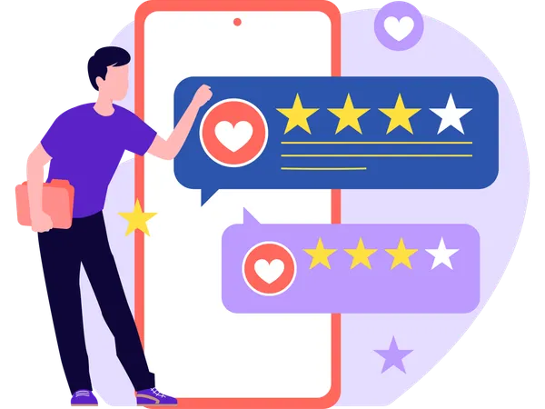 Customer Rating  Illustration