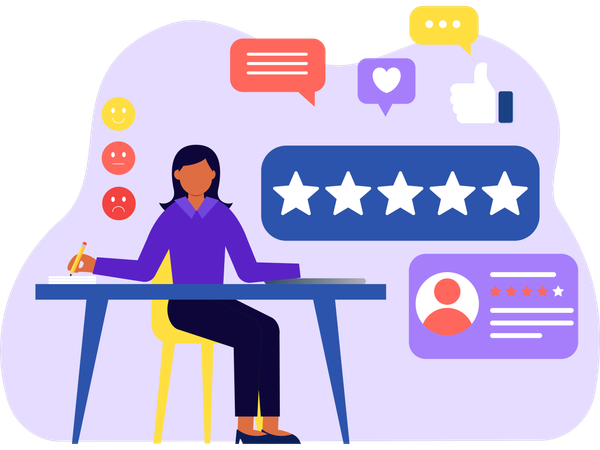 Customer Rating  Illustration
