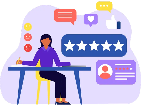 Customer Rating  Illustration