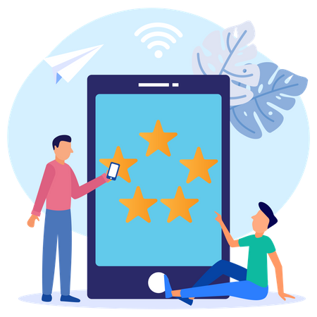 Customer rating  Illustration