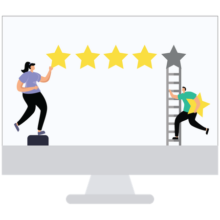 Customer rating  Illustration