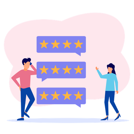 Customer rating  Illustration