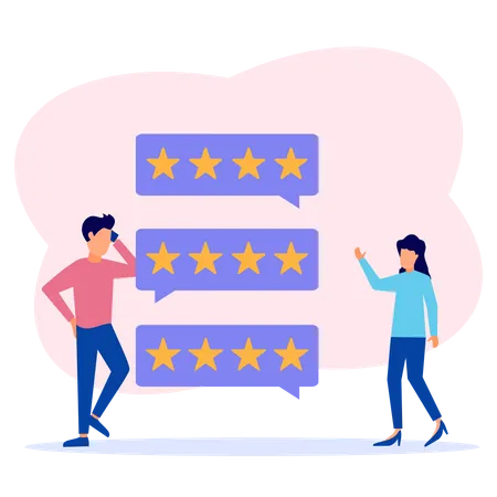 Customer rating  Illustration