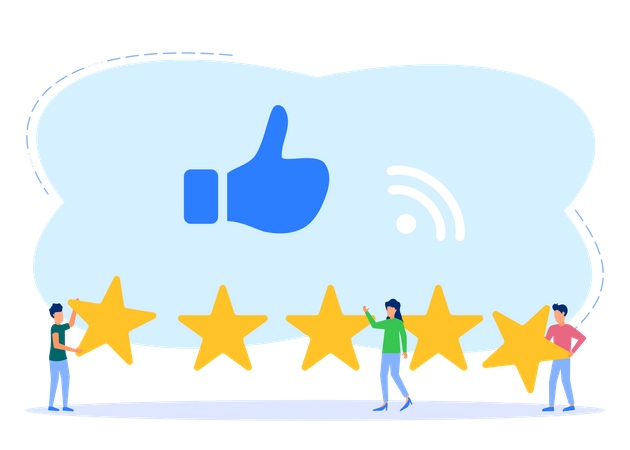 Customer rating  Illustration