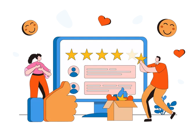 Customer rating  Illustration