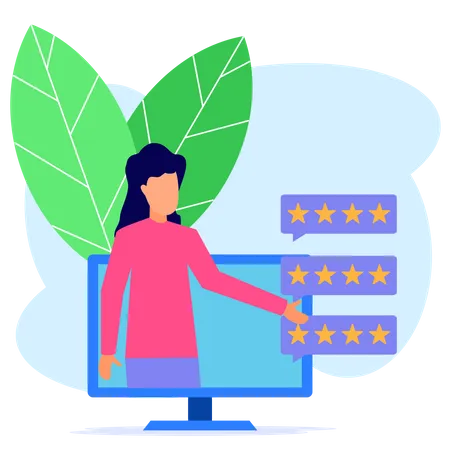 Customer rating  Illustration