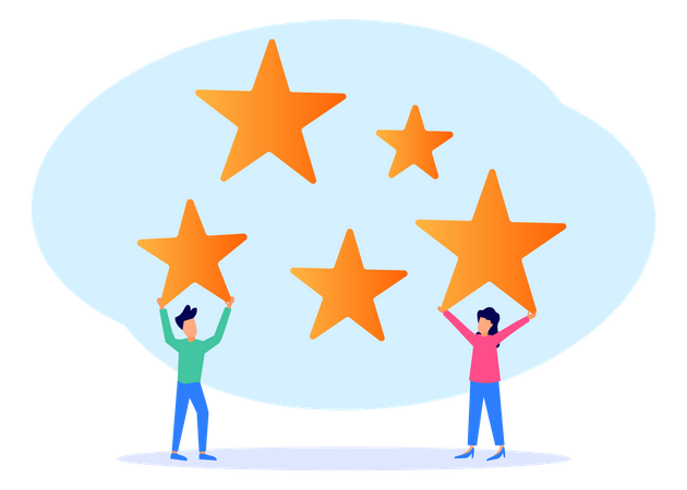 Customer rating  Illustration