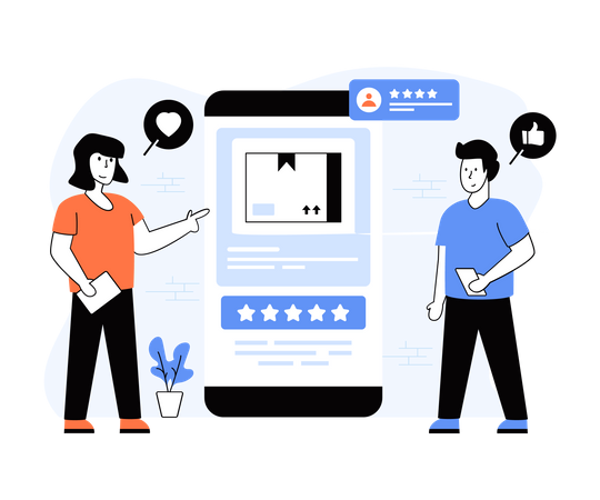 Customer rating  Illustration