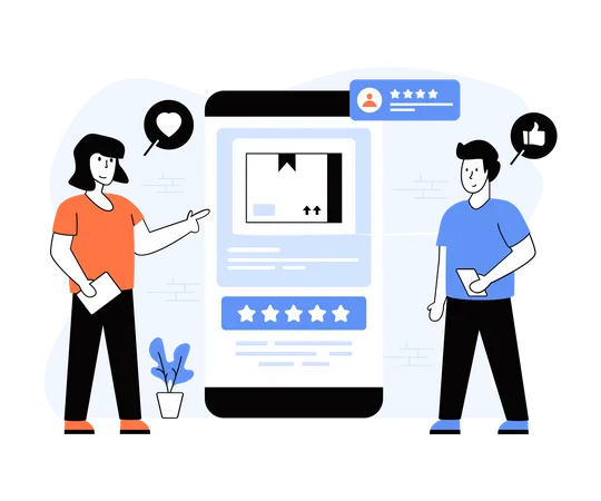 Customer rating  Illustration