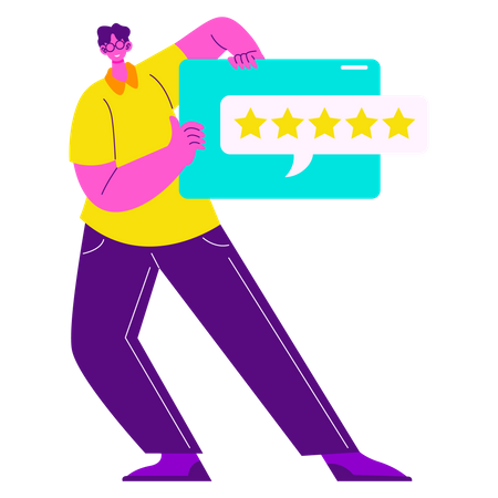 Customer rating  Illustration