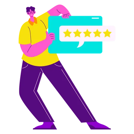 Customer rating  Illustration