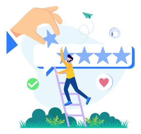 Customer Rating  Illustration