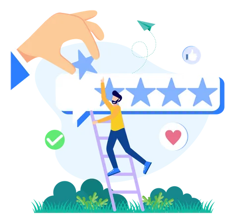 Customer Rating  Illustration