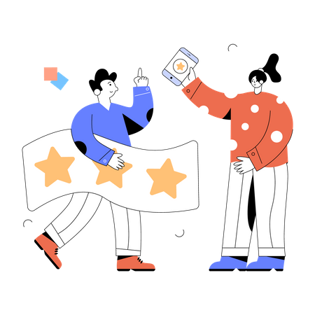 Customer Rating  Illustration