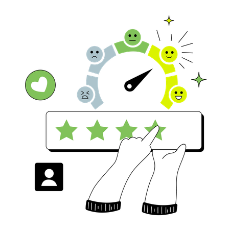 Customer rating  Illustration