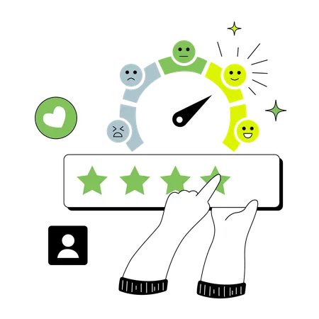 Customer rating  Illustration