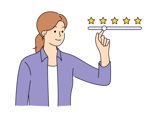 Customer rating  Illustration