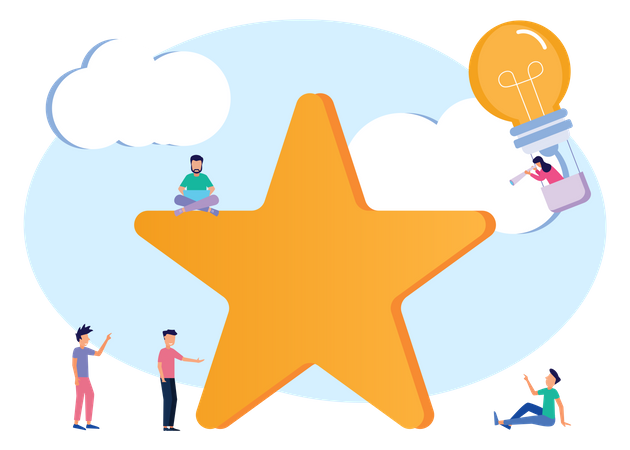 Customer rating  Illustration