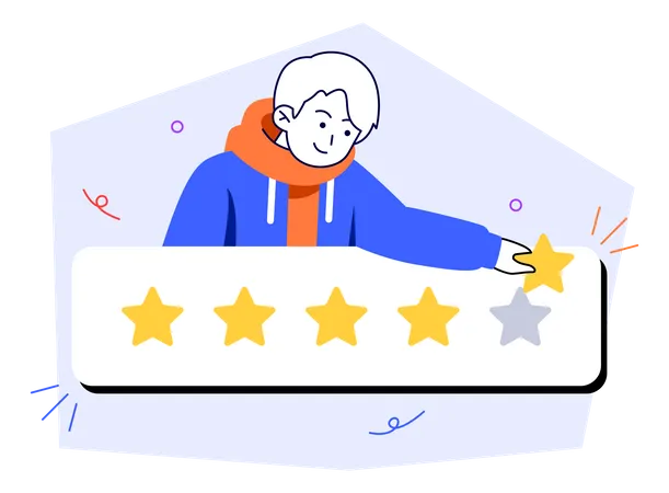 Customer Rating  Illustration