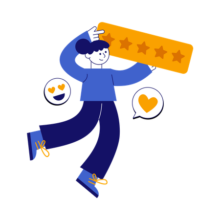 Customer Rating  Illustration