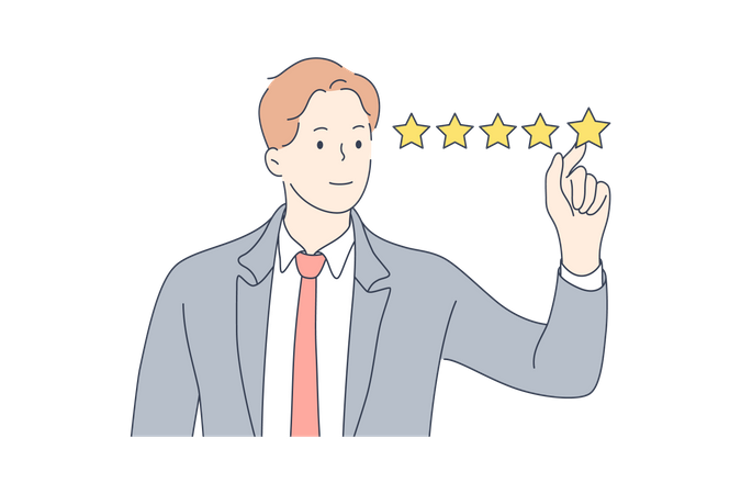 Customer rating  Illustration