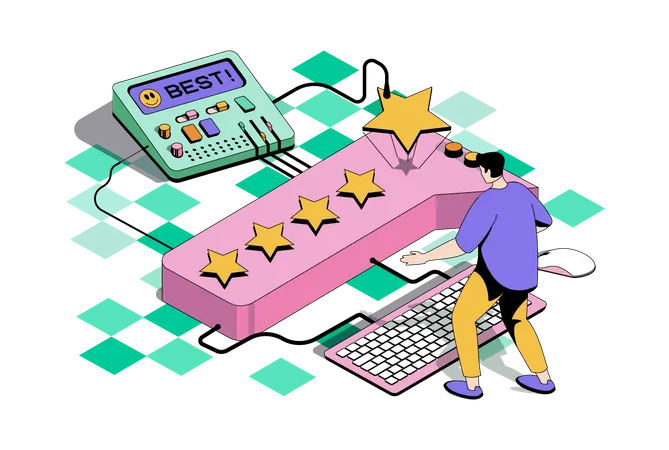 Customer rating  Illustration