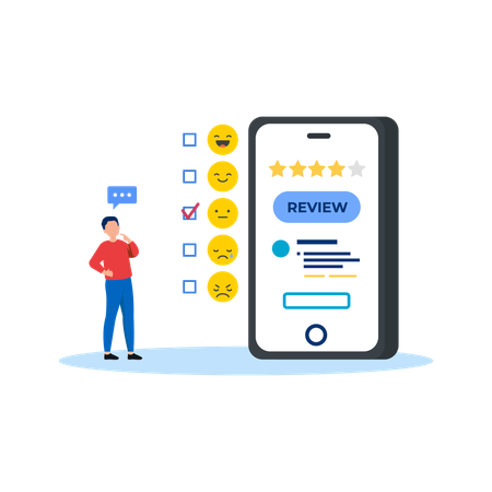 Customer Rating  Illustration