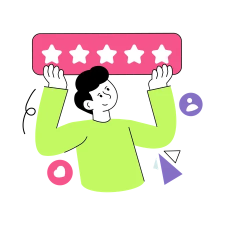 Customer Rating  Illustration