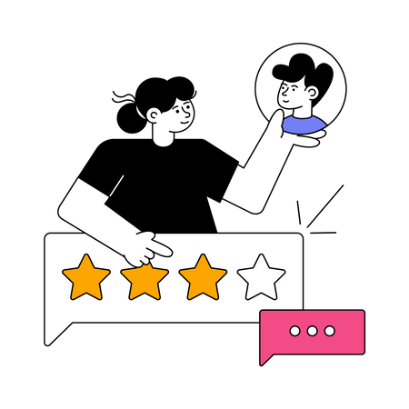 Customer Rating  Illustration