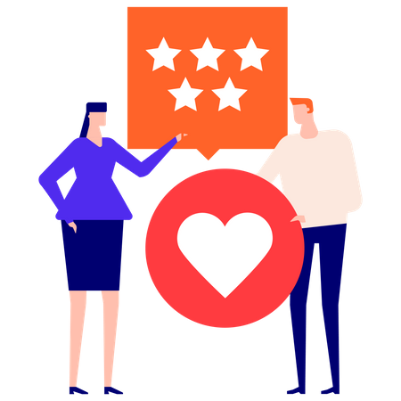 Customer rating  Illustration