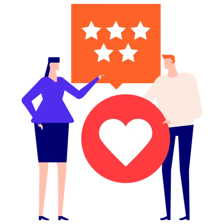 Customer rating  Illustration