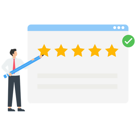 Customer rating  Illustration