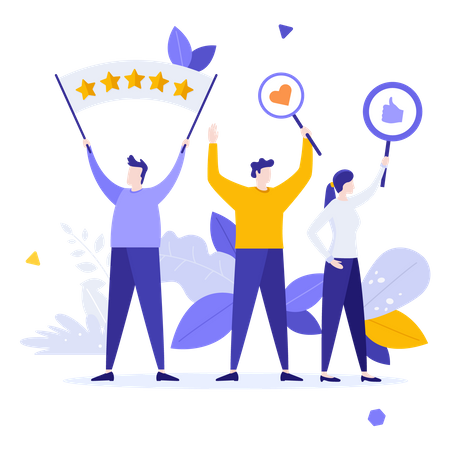 Customer rating  Illustration